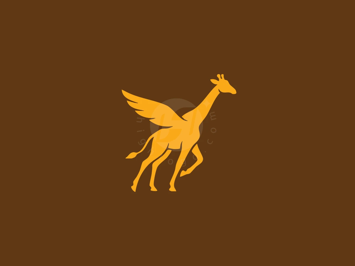 Gazelle With Wings Modern Logo - Animal Logo design by Jozef Studio for sale on Highlogo