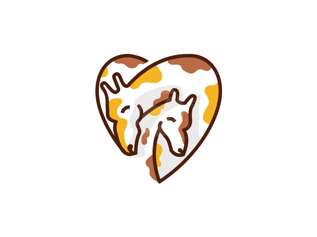 Love Giraffe Logo - Animal Logo design by NRLMSTF for sale on Highlogo