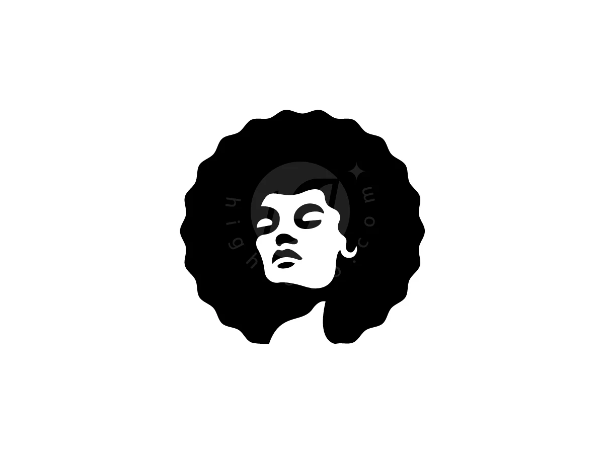 Afro Logo Modern And Simple Design - Beauty Logo design by NRLMSTF for sale on Highlogo