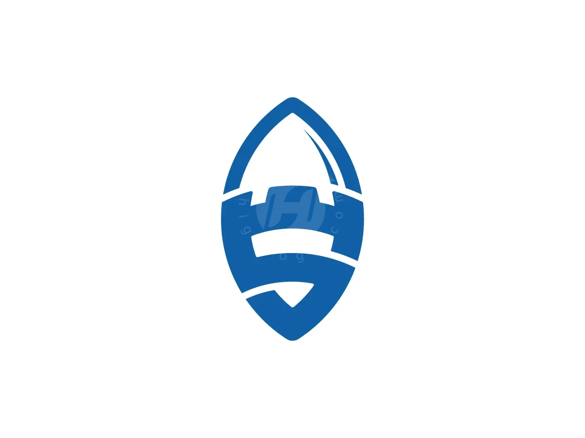 Letter G Surfboard Castle Logo - Sports Logo design by afiqisme for sale on Highlogo