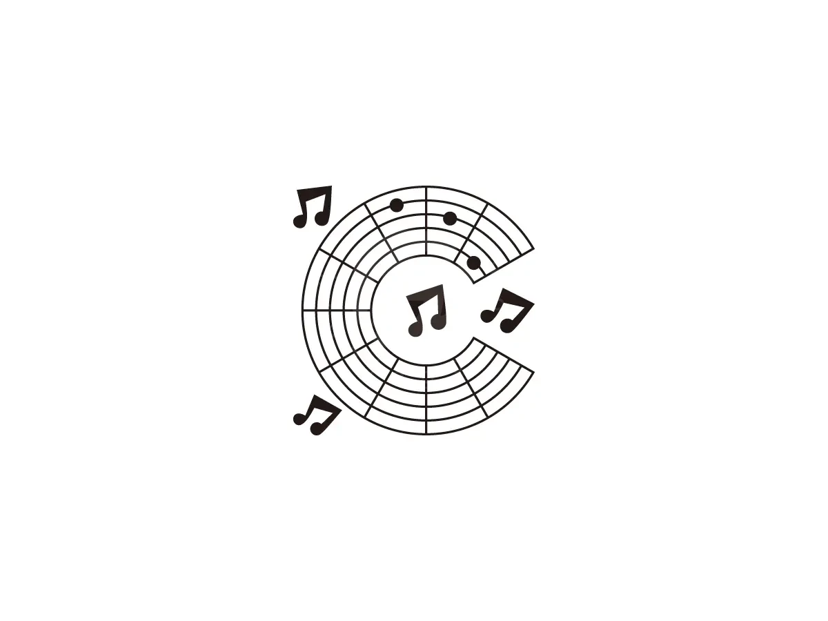 Letter C Guitar Chord Logo - General Logo design by afiqisme for sale on Highlogo