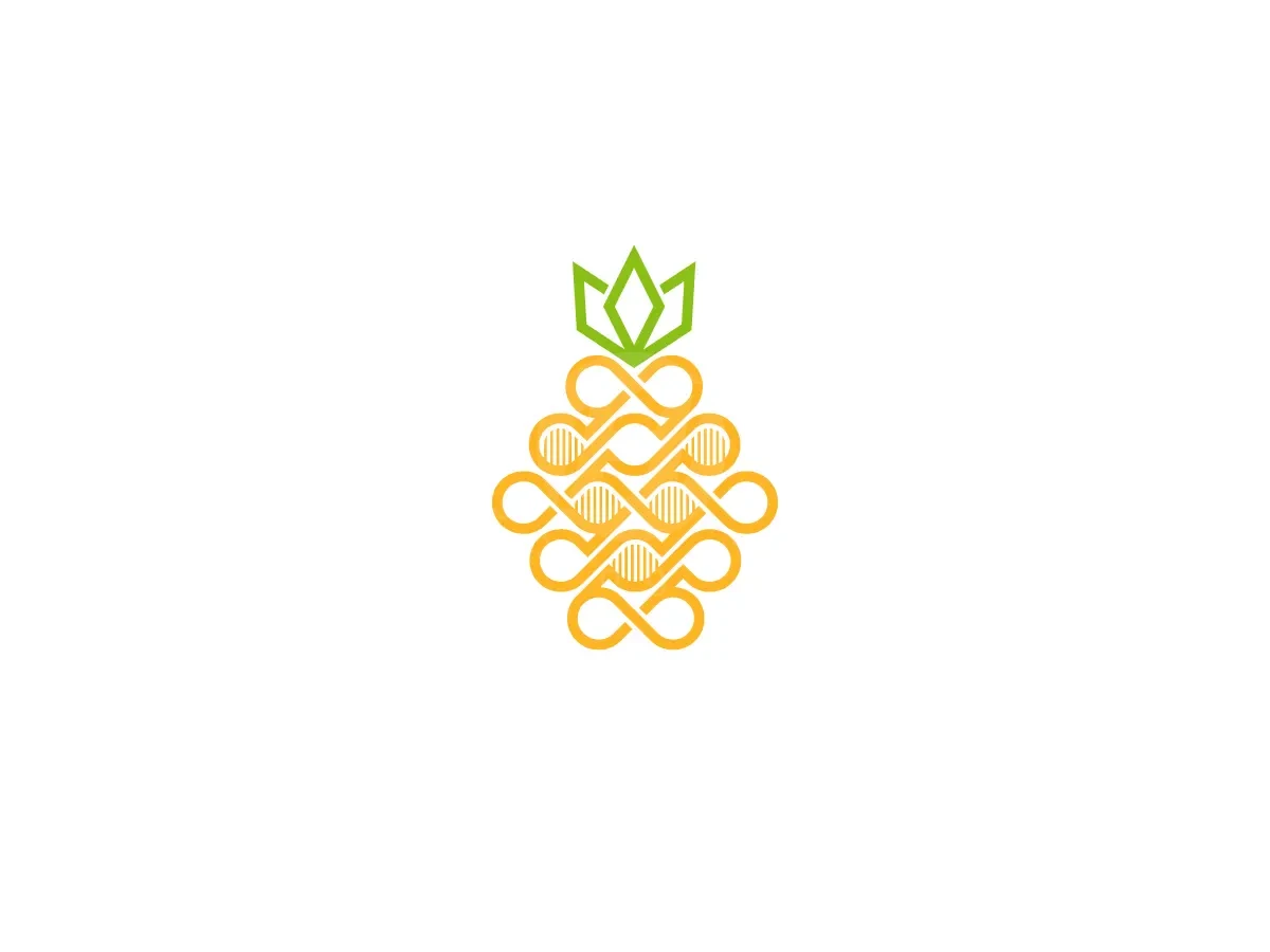 Letter V Pineapple Logo - Food Logo design by afiqisme for sale on Highlogo