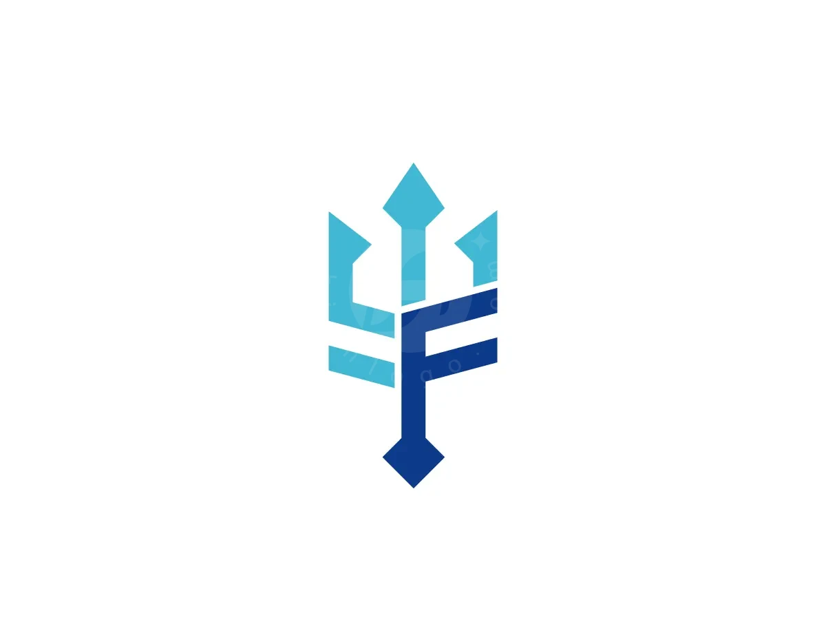 Letter F Trident Logo - Fashion Logo design by afiqisme for sale on Highlogo