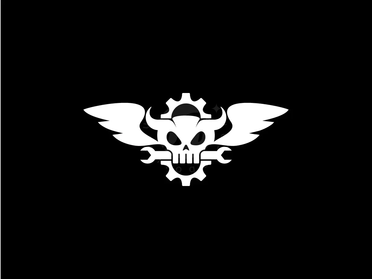 Garage Skull Wing Logo - General Logo design by afiqisme for sale on Highlogo