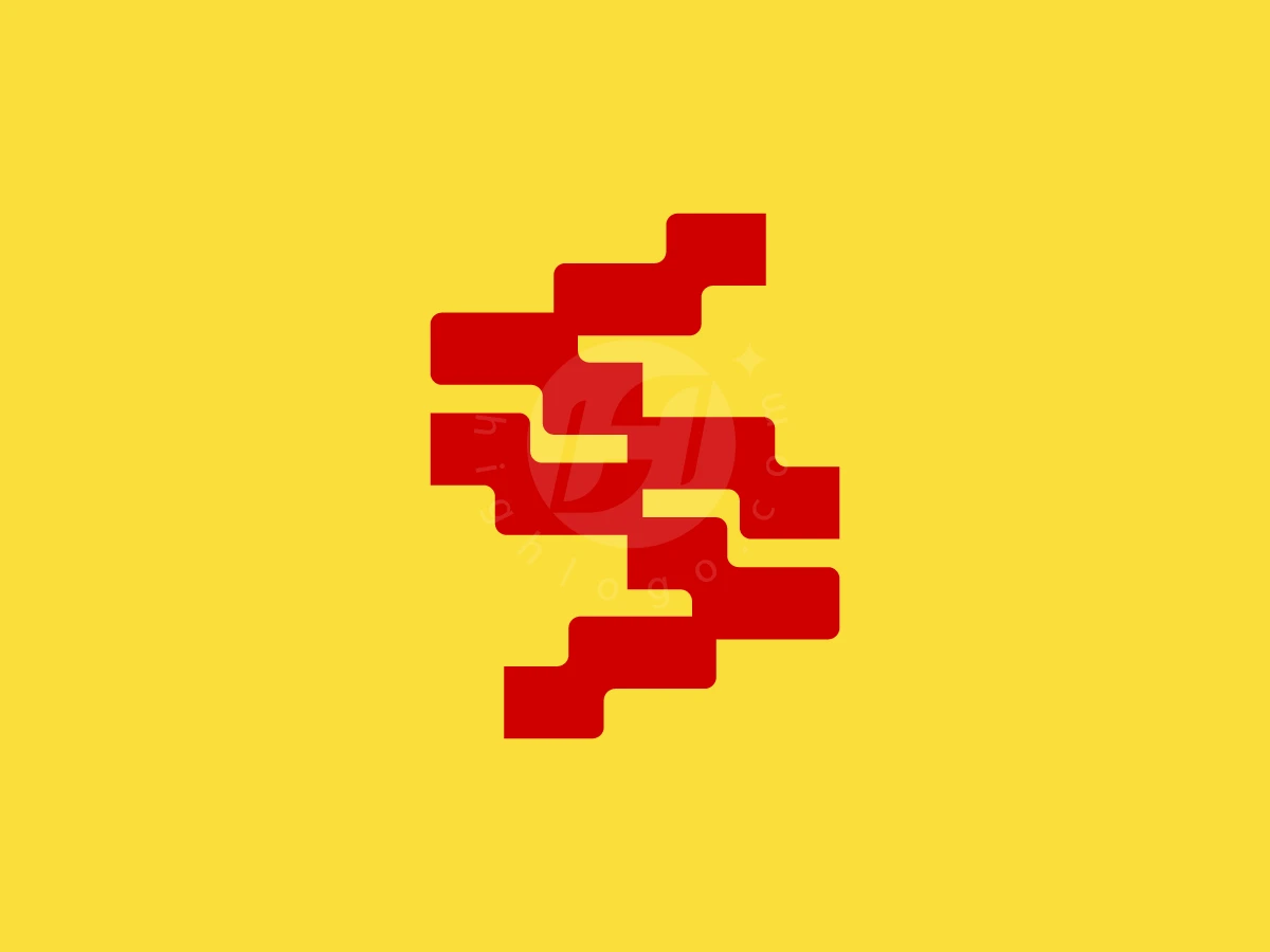 S Letter Racing Flag Logo - preview 1