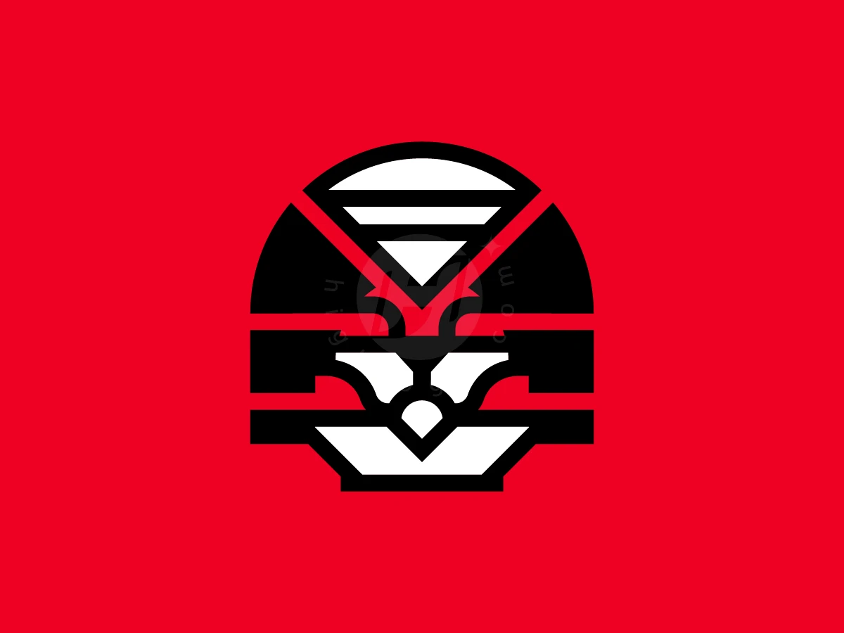 Egyptian Lion Pharaoh Mark Logo - Animal Logo design by RICO ZHAHRI for sale on Highlogo