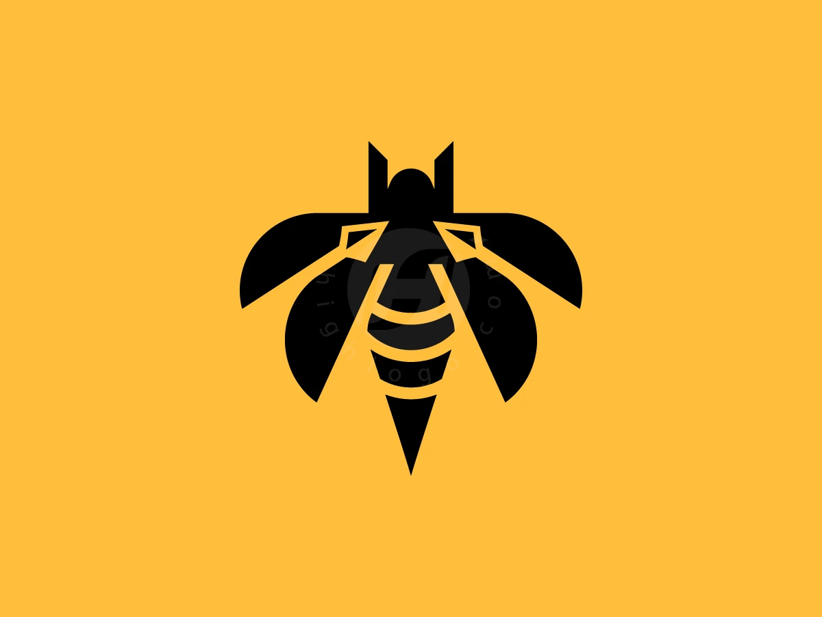 Creative Bee Spear Mark Logo - Animal Logo design by RICO ZHAHRI for sale on Highlogo