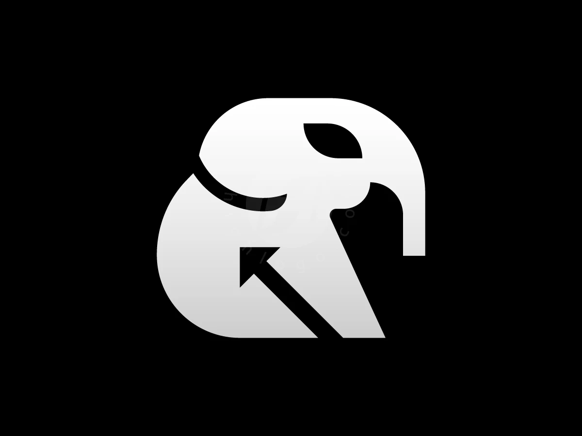 Creative Elephant Arrow Logo - Animal Logo design by RICO ZHAHRI for sale on Highlogo
