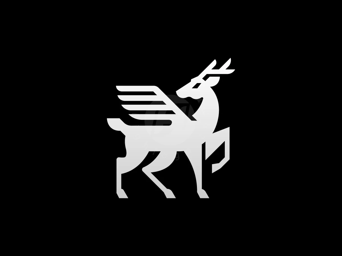 Prime Deer Wings Logo - Animal Logo design by RICO ZHAHRI for sale on Highlogo