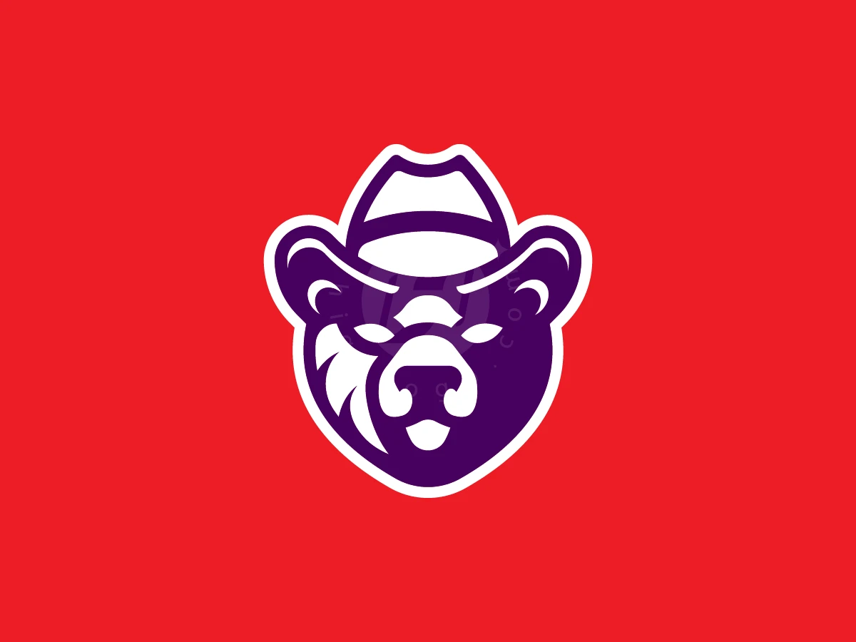 Creative Bear Cowboy Logo - Animal Logo design by RICO ZHAHRI for sale on Highlogo