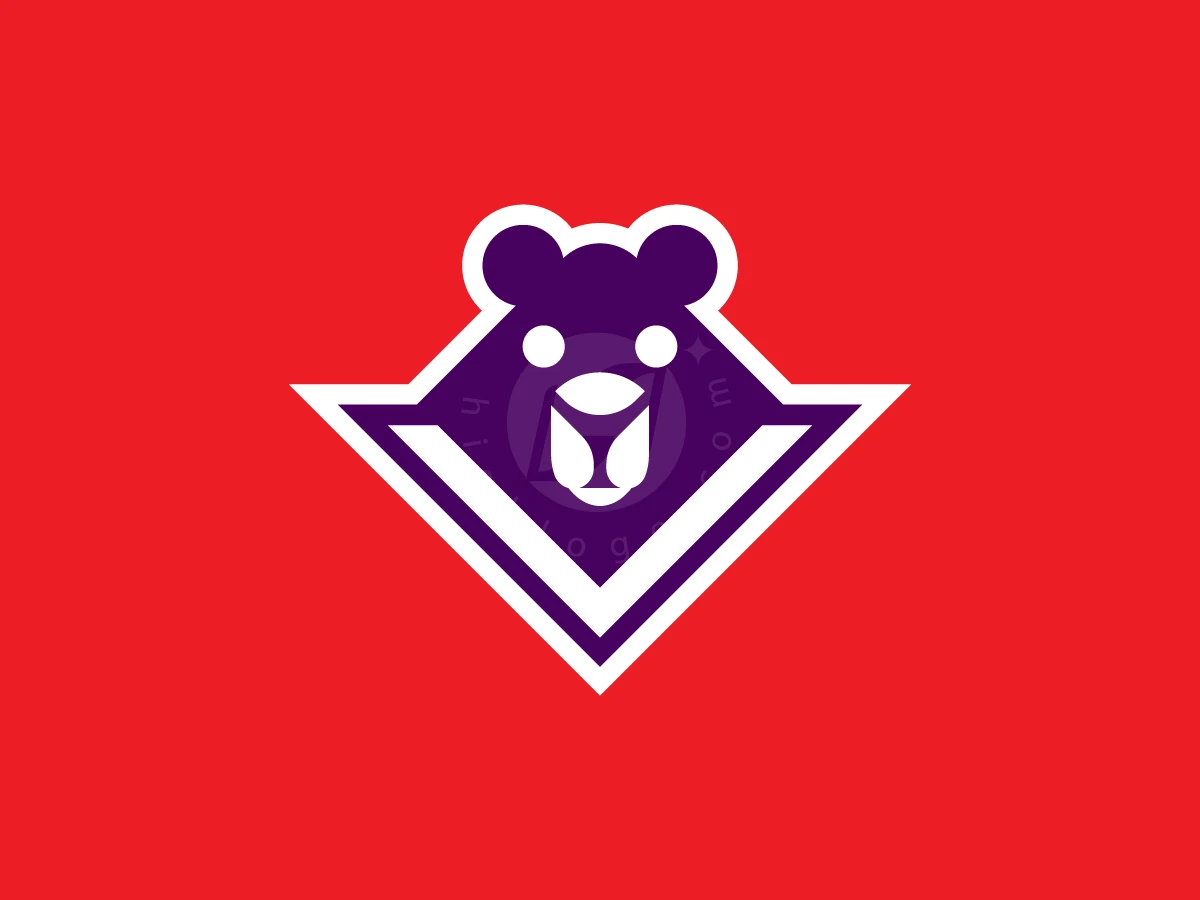 Letter V Bear Logo - Animal Logo design by RICO ZHAHRI for sale on Highlogo