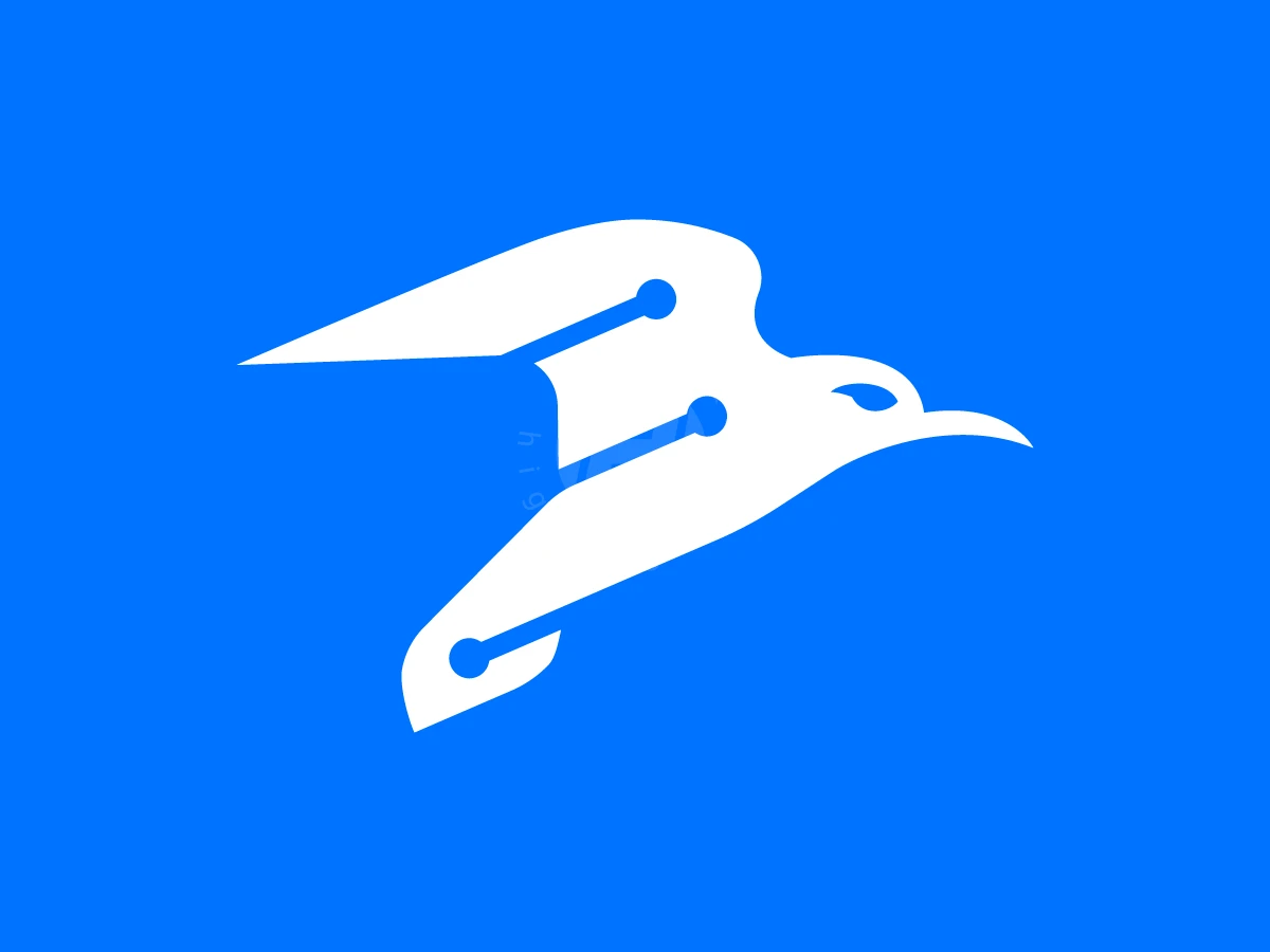Creative Colibri Tech Bird Logo - Animal Logo design by RICO ZHAHRI for sale on Highlogo