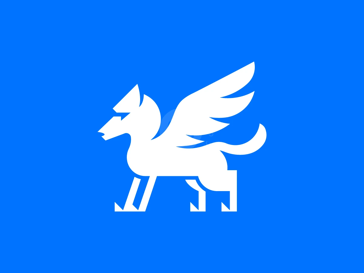 Creative Wolf Wings Logo - Animal Logo design by RICO ZHAHRI for sale on Highlogo