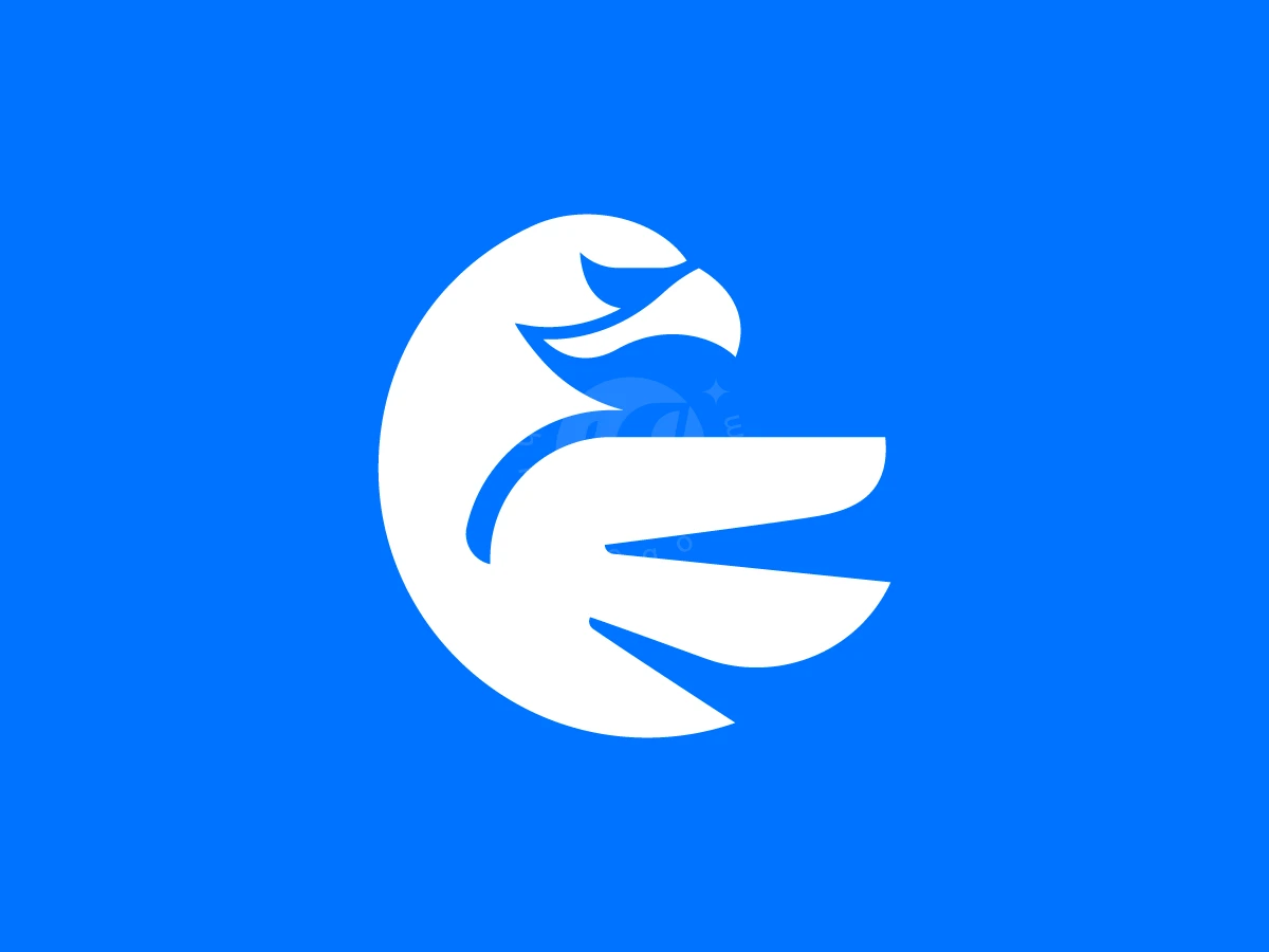 Simple Falcon Peregrine Logo - Animal Logo design by RICO ZHAHRI for sale on Highlogo