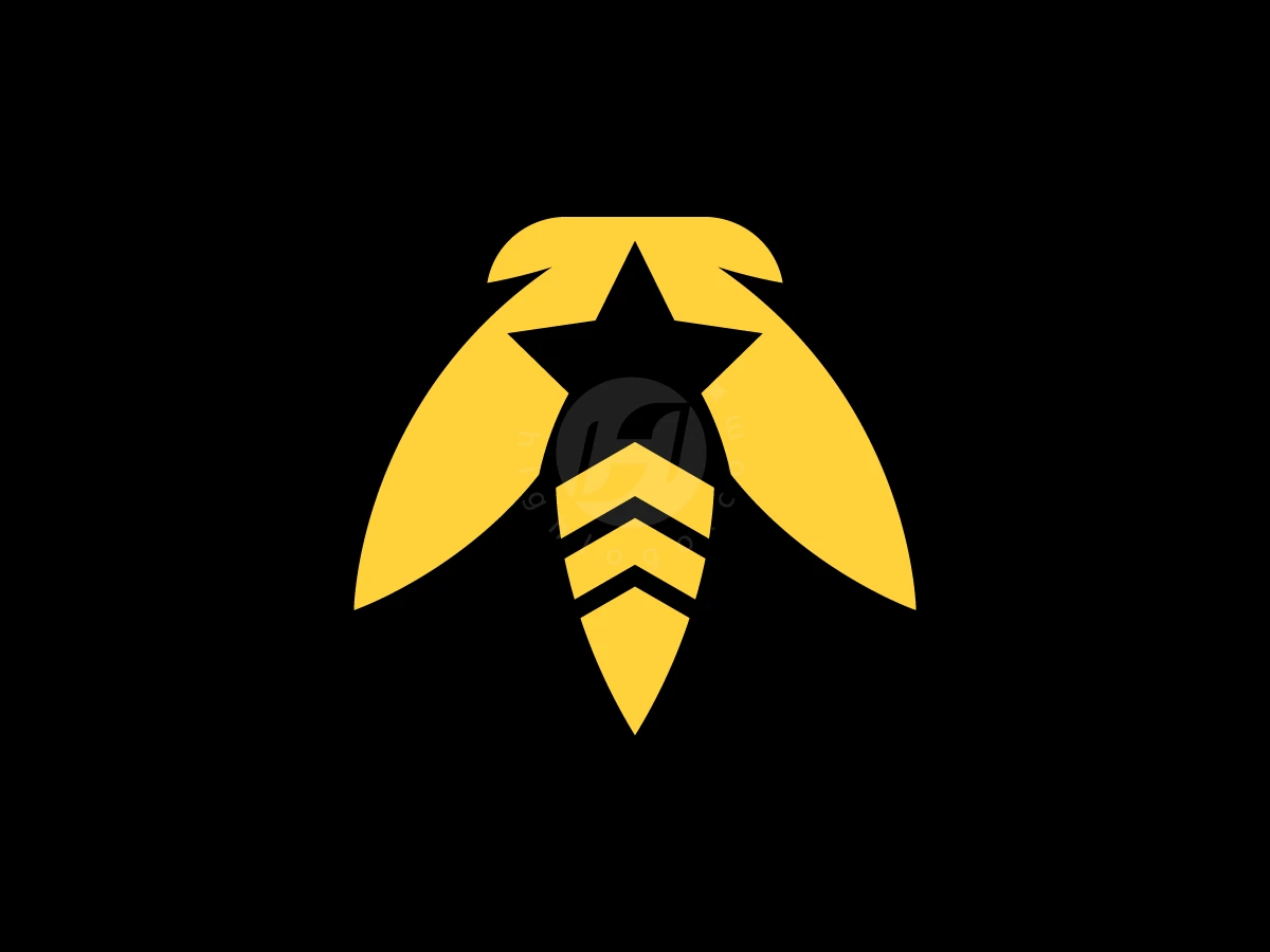 Creative Bee Star Logo - Animal Logo design by RICO ZHAHRI for sale on Highlogo