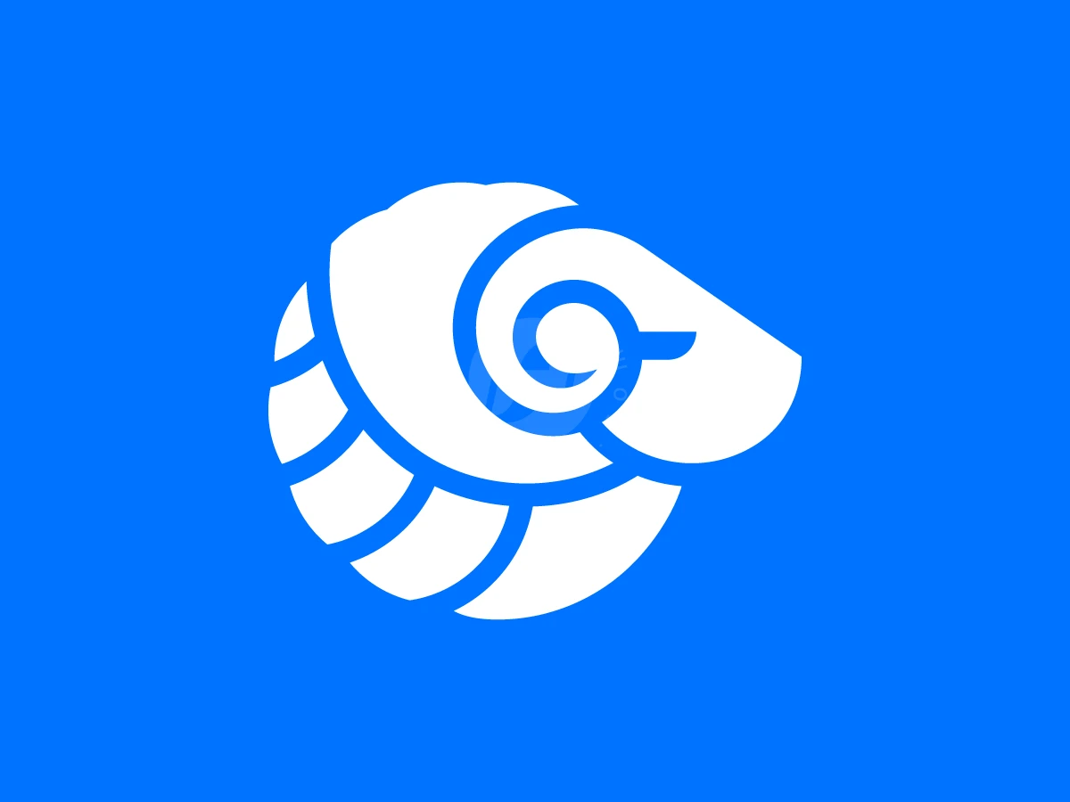 Stylized Sheep Head Logo - Animal Logo design by RICO ZHAHRI for sale on Highlogo