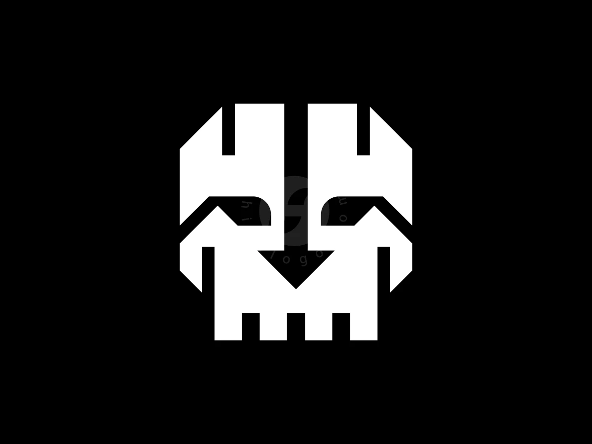 Stylized Skull Arrow Logo - General Logo design by RICO ZHAHRI for sale on Highlogo