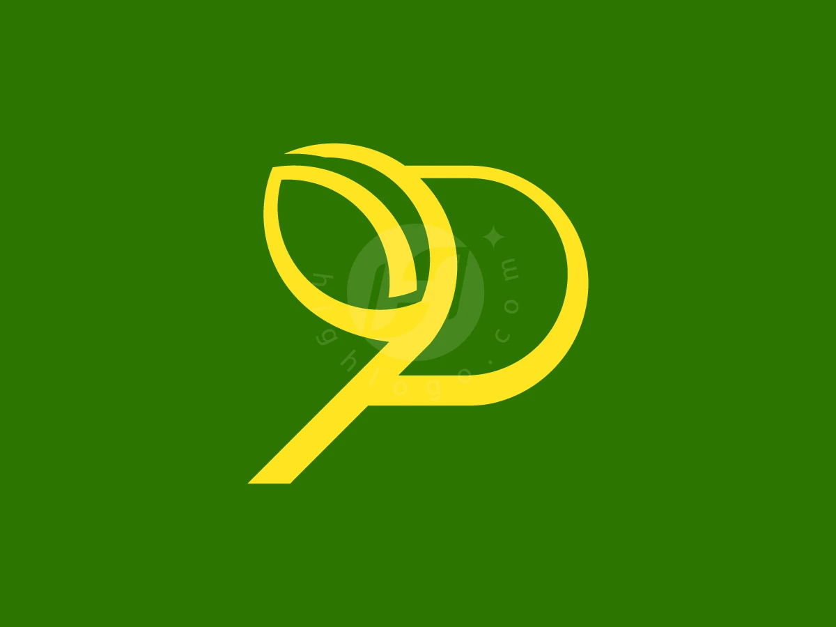 Minimal P Letter Leaf Logo - Logo Logo design by RICO ZHAHRI for sale on Highlogo