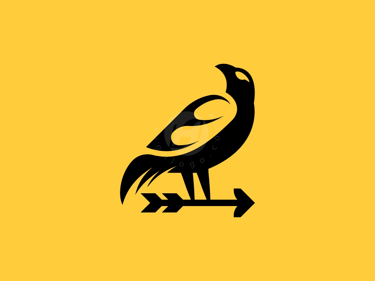 Creative Crow Arrow Logo - Animal Logo design by RICO ZHAHRI for sale on Highlogo
