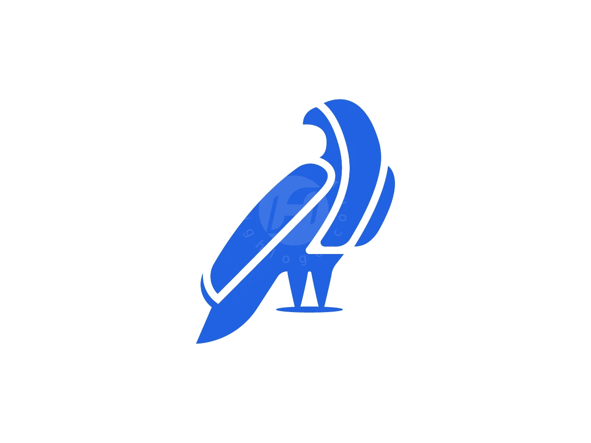 Minimal Eagle Stylized Logo - Animal Logo design by RICO ZHAHRI for sale on Highlogo