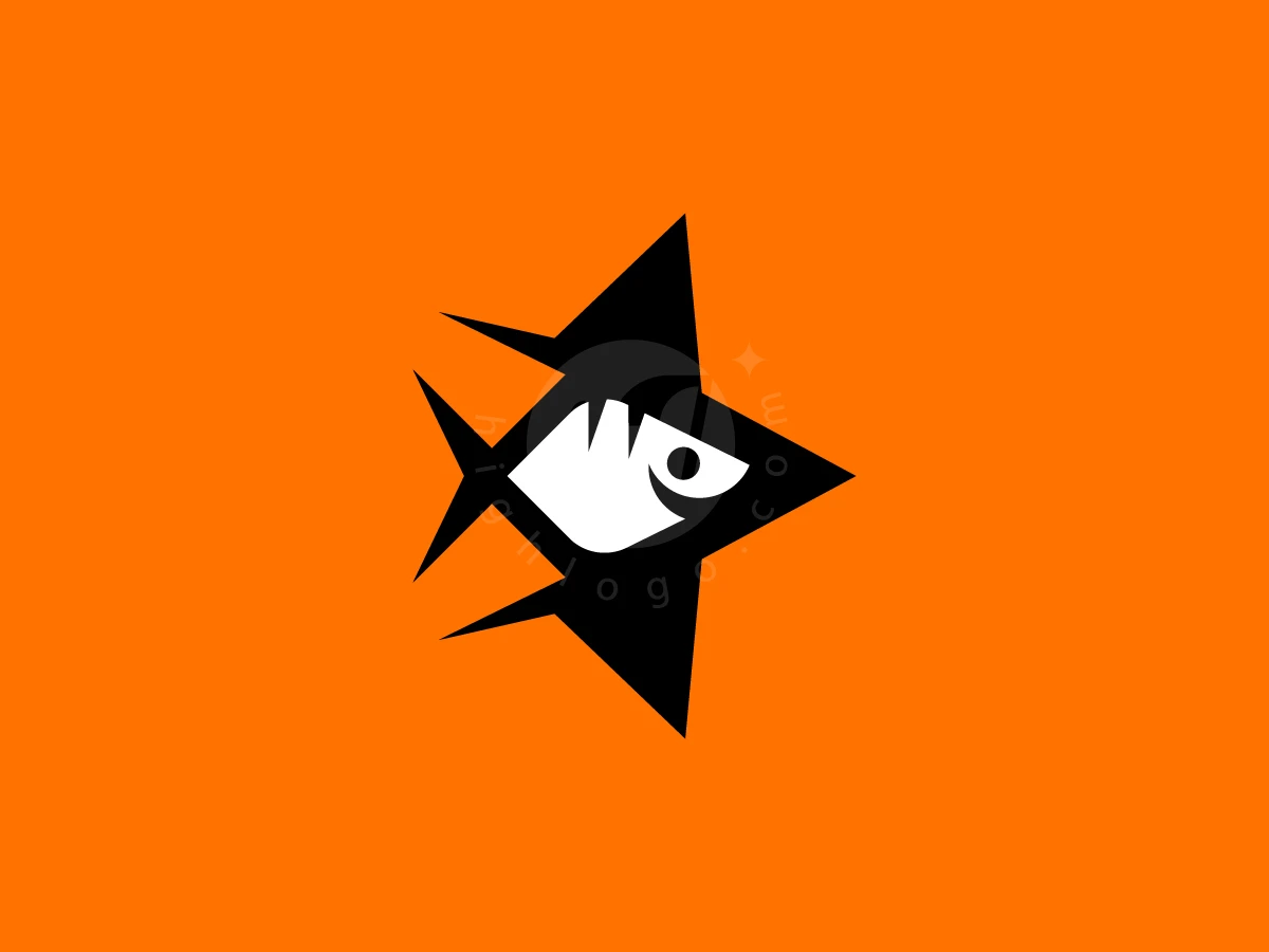 Creative Fish Star Logo - Animal Logo design by RICO ZHAHRI for sale on Highlogo