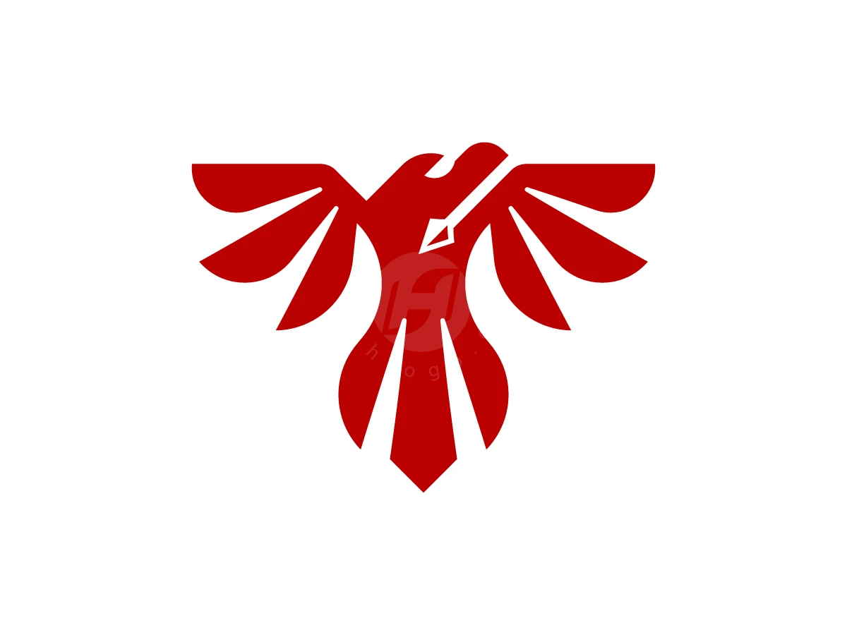 Minimal Eagle Spear Logo - Animal Logo design by RICO ZHAHRI for sale on Highlogo