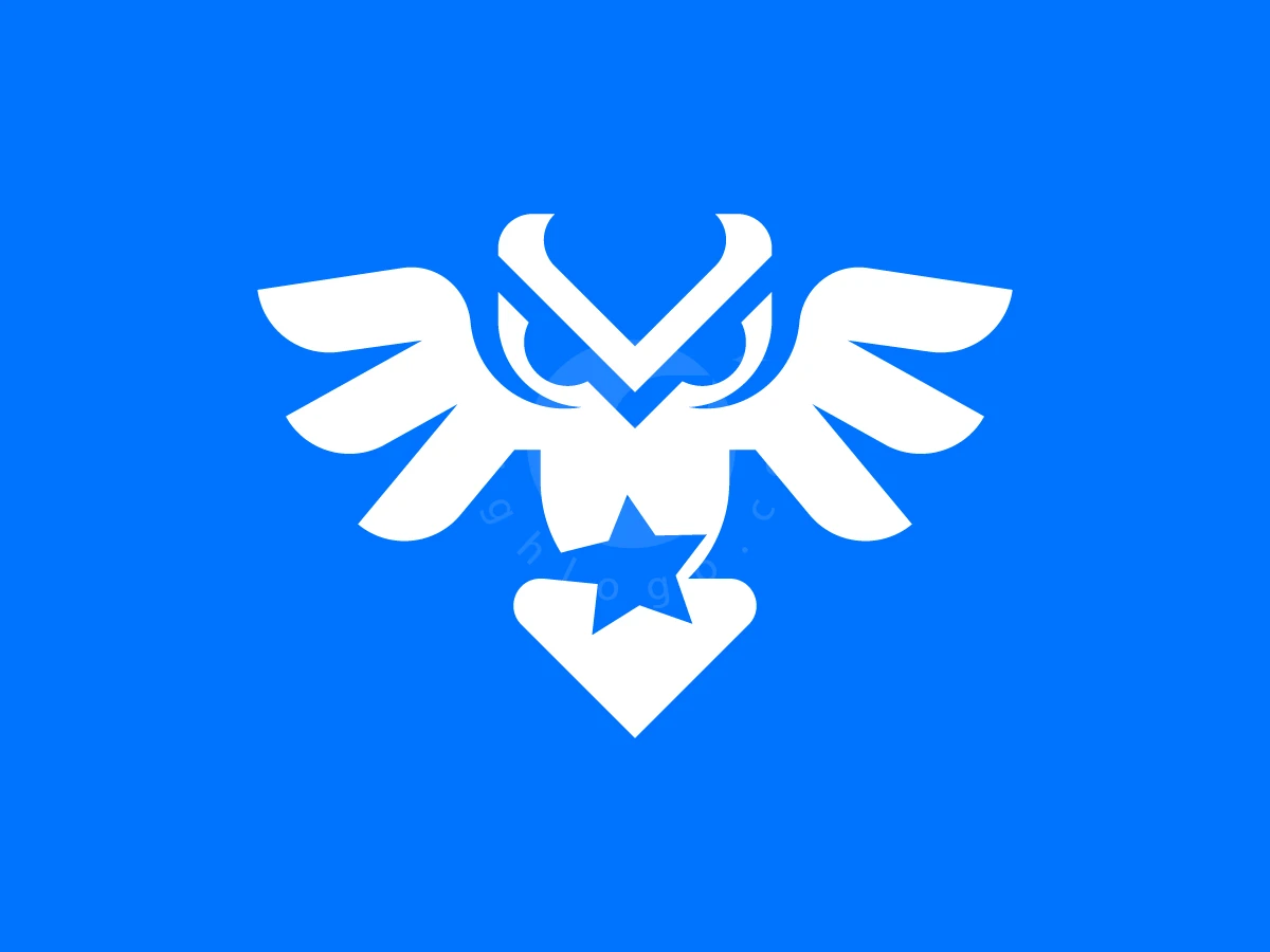 Creative Owl Star Logo - Animal Logo design by RICO ZHAHRI for sale on Highlogo