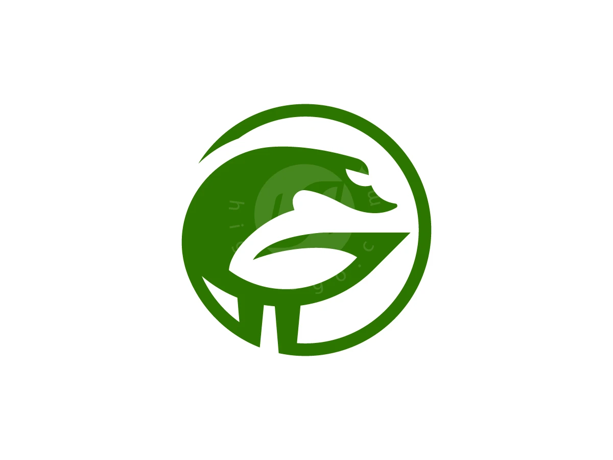 Circle Duck Leaf Logo - Animal Logo design by RICO ZHAHRI for sale on Highlogo