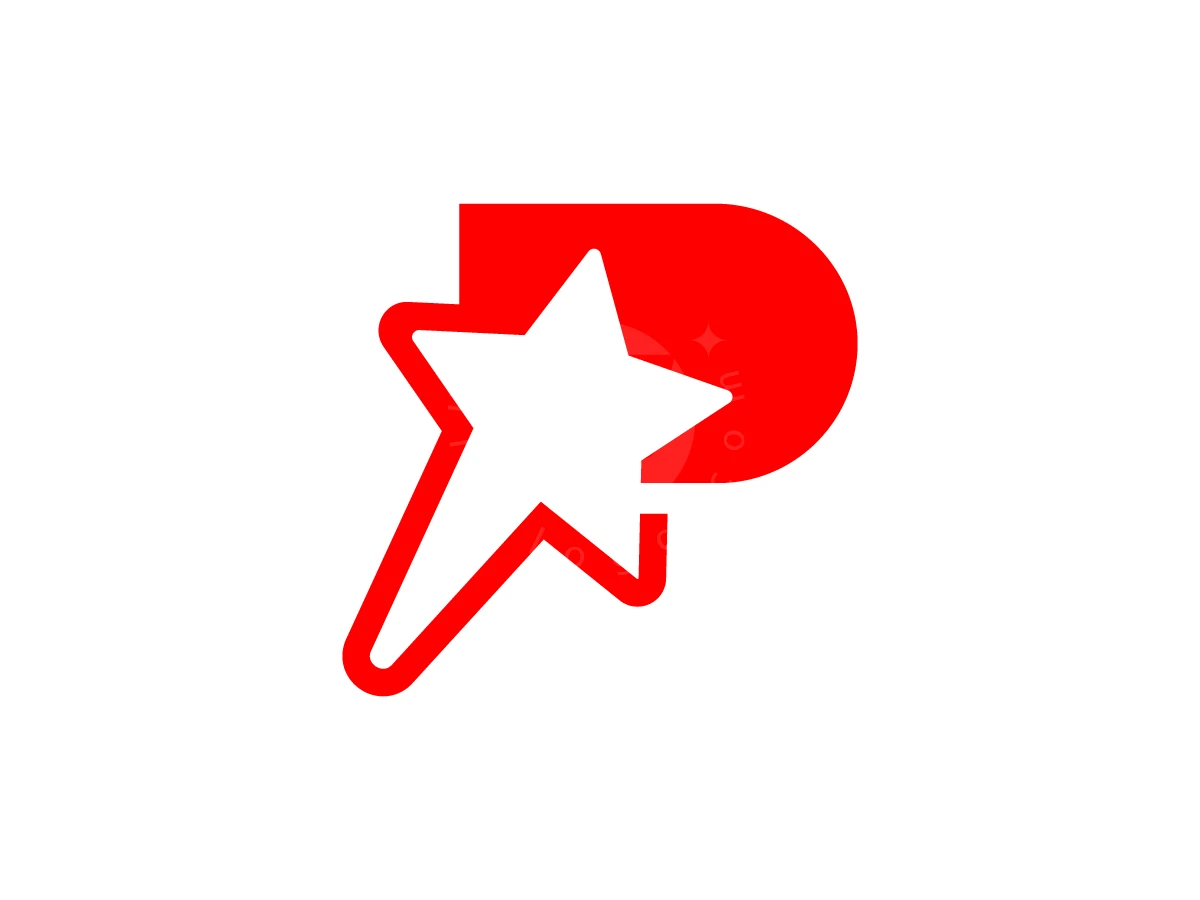Simple P Letter Star Logo - Logo Logo design by RICO ZHAHRI for sale on Highlogo