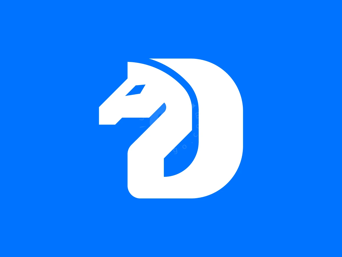 Letter D Horse Logo - Animal Logo design by RICO ZHAHRI for sale on Highlogo