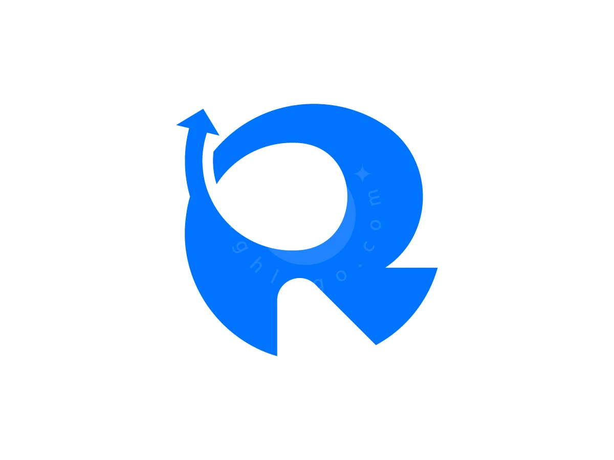 R Letter Arrow Logo - Logo Logo design by RICO ZHAHRI for sale on Highlogo