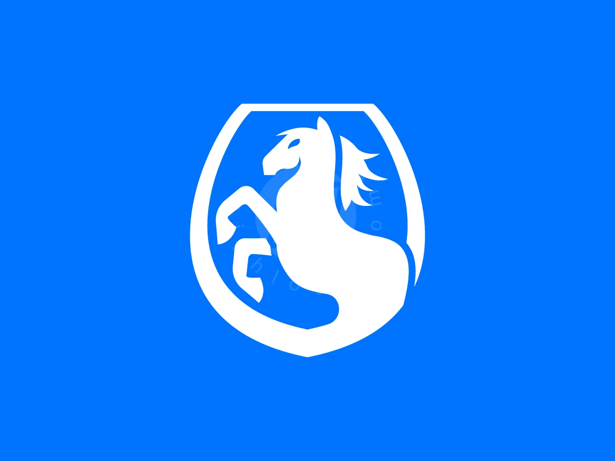 Prime Horse Shield Stylized Logo - Animal Logo design by RICO ZHAHRI for sale on Highlogo