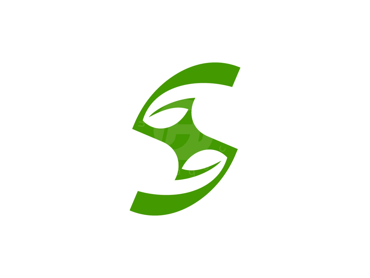 S Letter Eco Leaf Logo - Logo Logo design by RICO ZHAHRI for sale on Highlogo