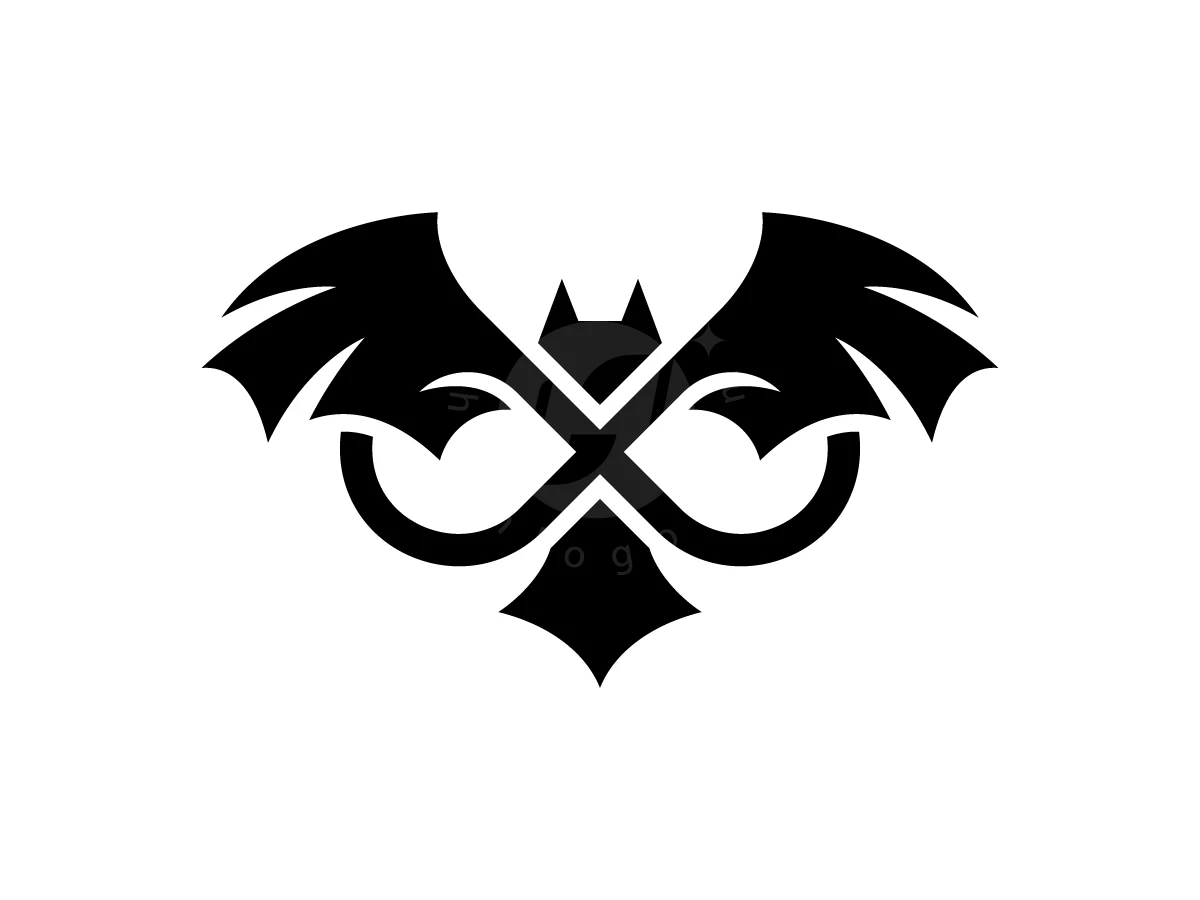 Cool Bat Infinity Logo - Animal Logo design by RICO ZHAHRI for sale on Highlogo