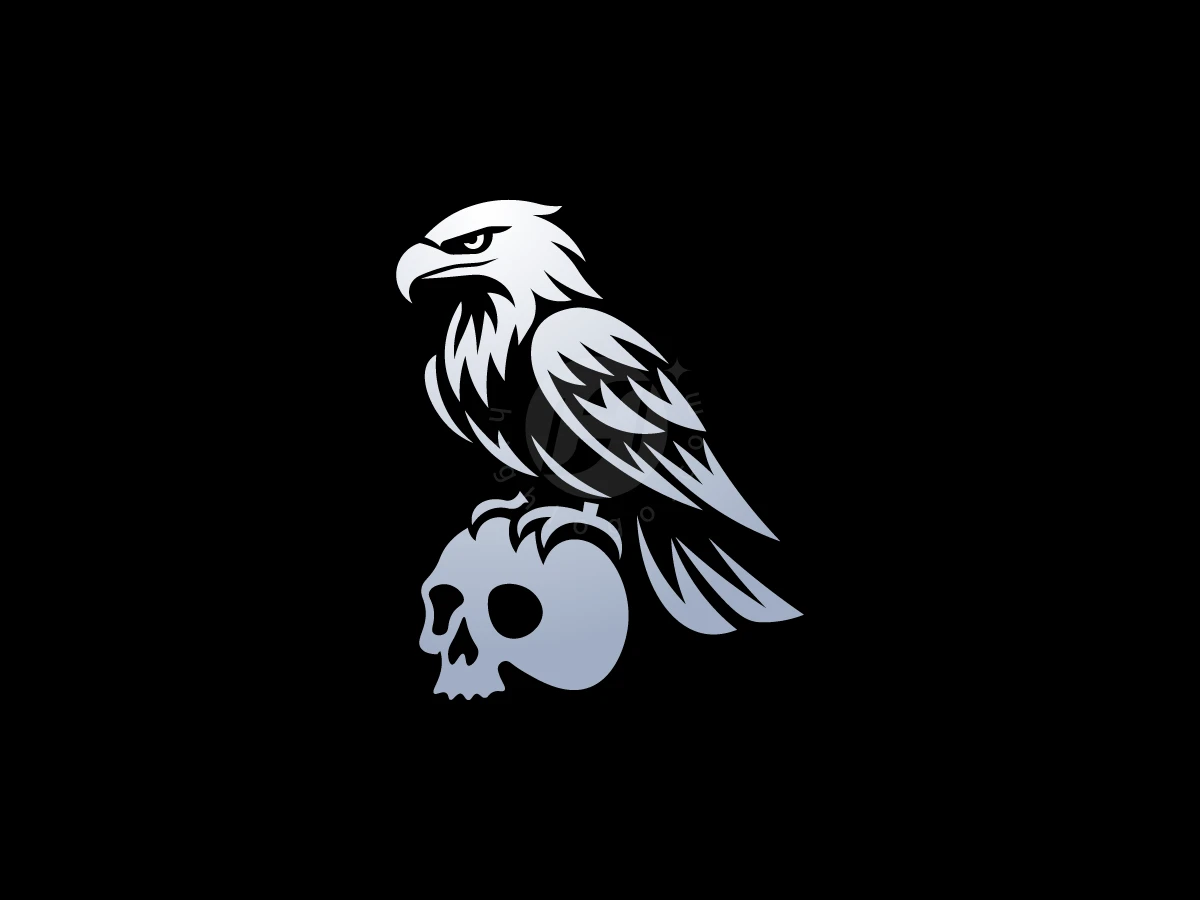 Mystery Proud Eagle Skull Logo - Logo Logo design by M zahid for sale on Highlogo