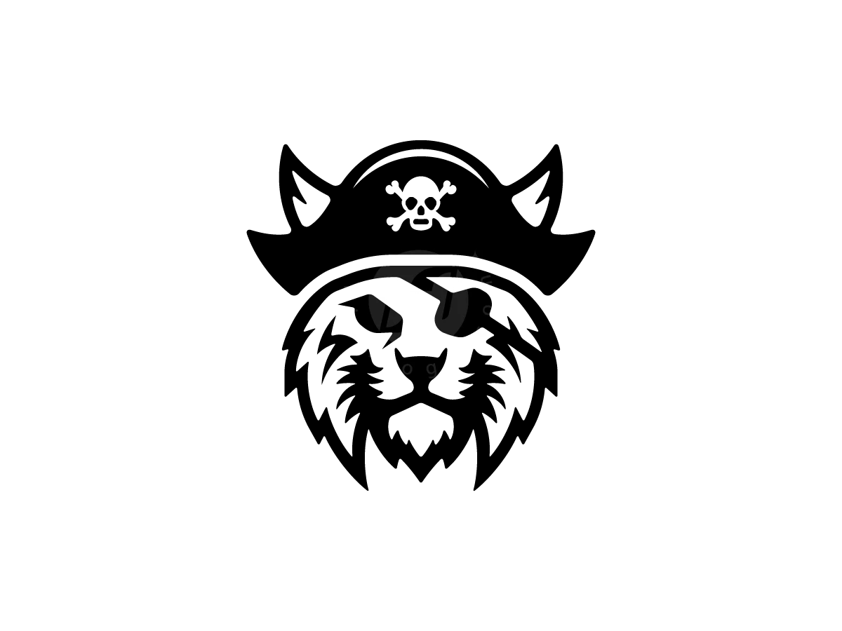 Pirate Lynx Wild Rebel Logo - Handcrafted Logo design by M zahid for sale on Highlogo