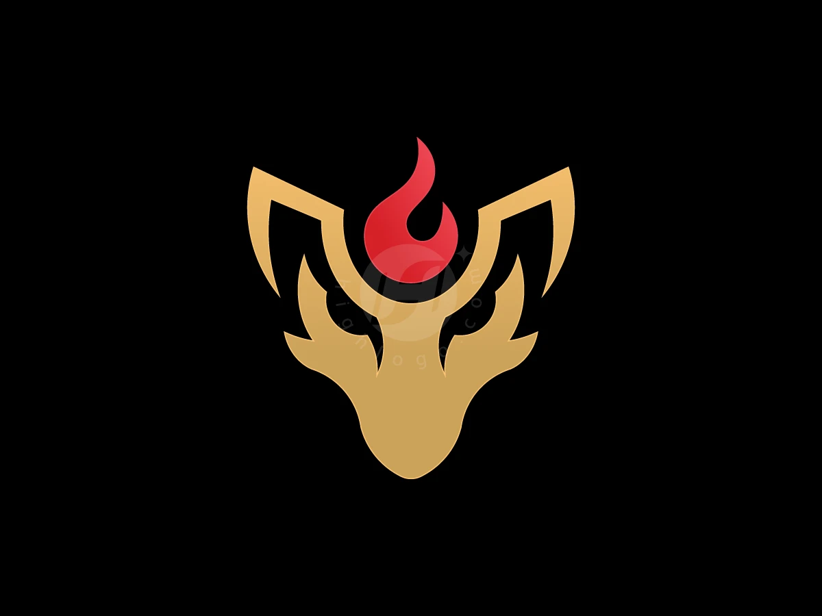 Elegant Fox Flame Logo - Handcrafted Logo design by M zahid for sale on Highlogo