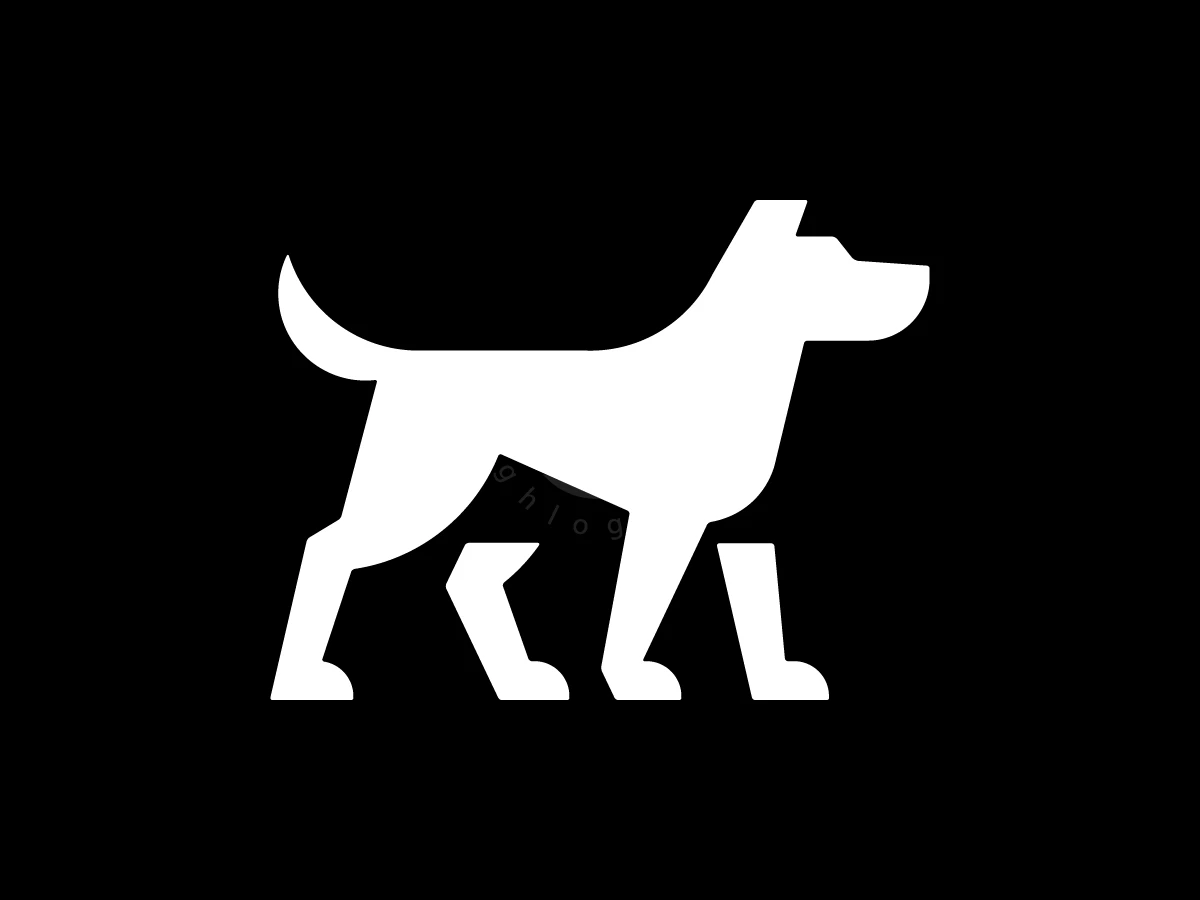 Modern Minimalist Dog Logo - Animal Logo design by M zahid for sale on Highlogo