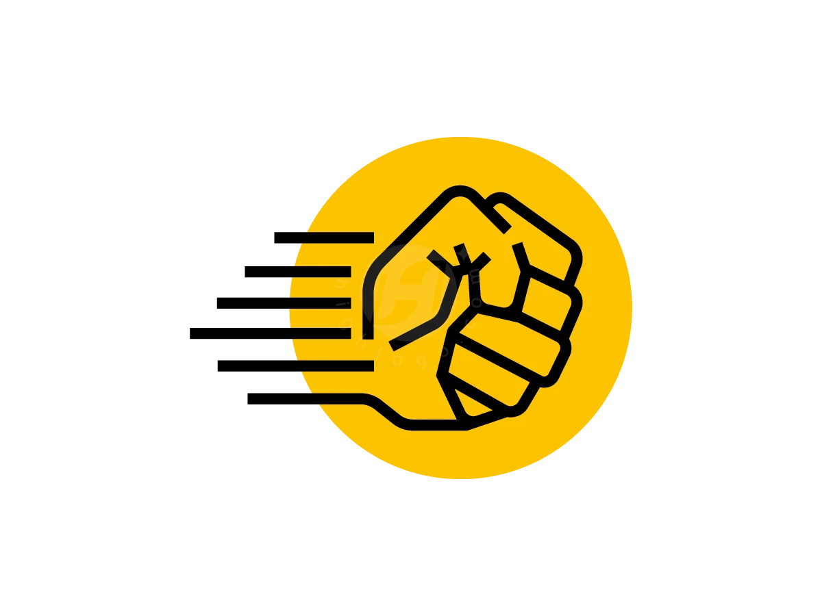Lineart Hand And Fist Logo - Logo Logo design by M zahid for sale on Highlogo