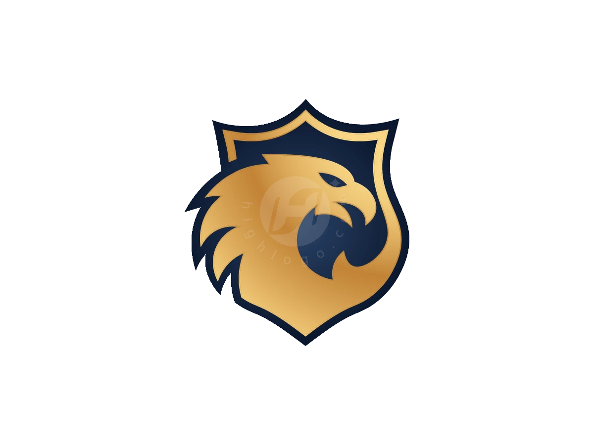 Golden Eagle Shield Logo - Abstract Logo design by M zahid for sale on Highlogo