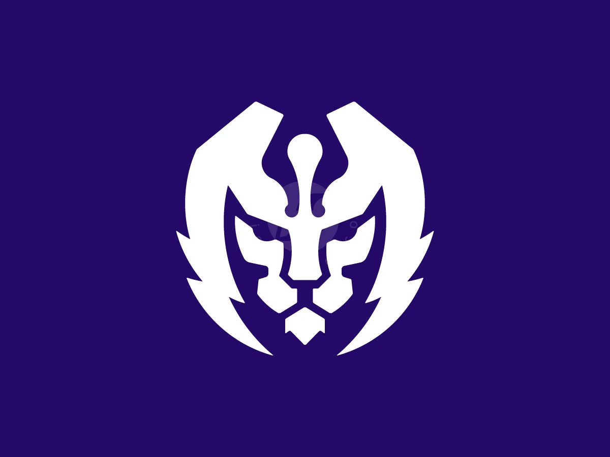 Unique Lion Head And Pen Logo - Abstract Logo design by M zahid for sale on Highlogo