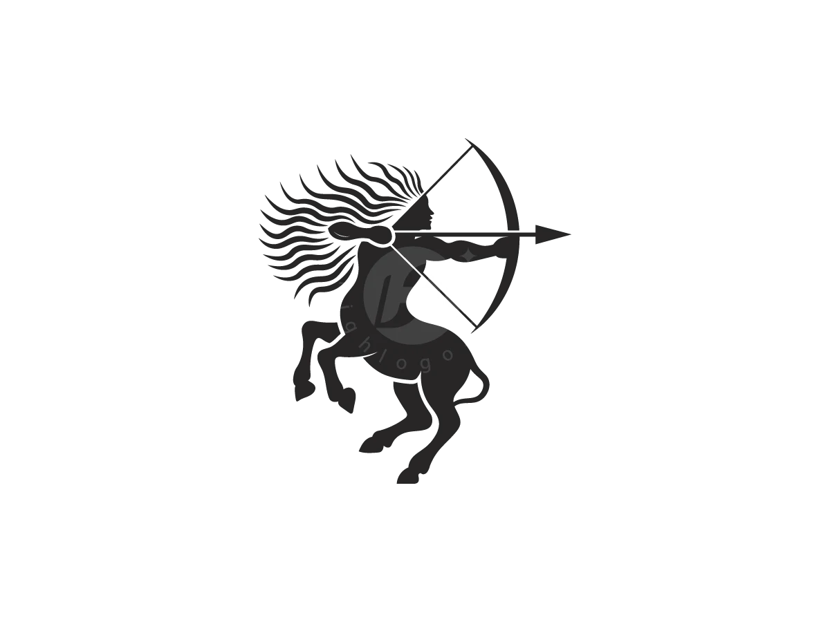 Centaur Archer Emblem Logo - Abstract Logo design by M zahid for sale on Highlogo