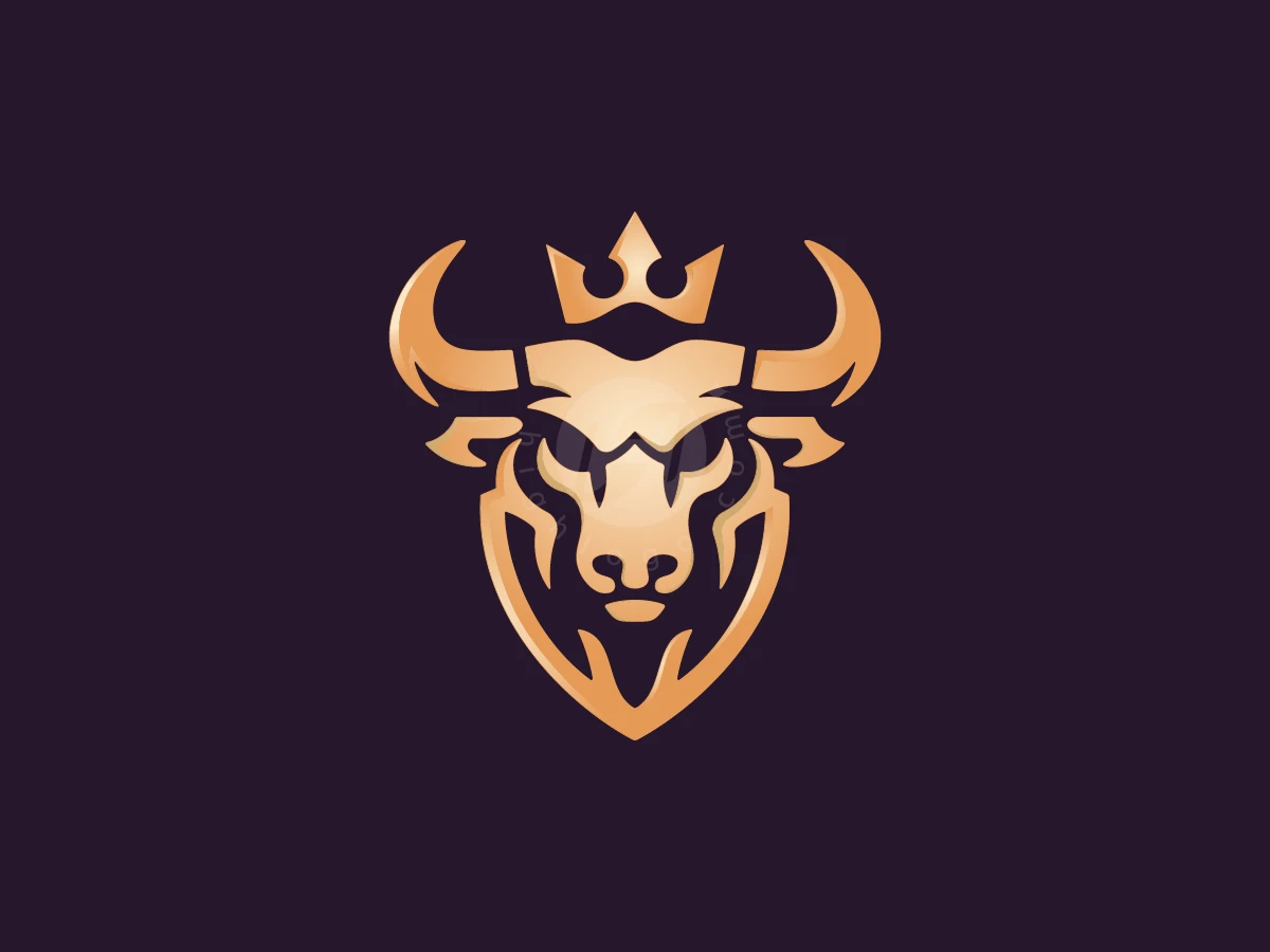 Golden Crowned Bull Protection Logo - Organizations Logo design by M zahid for sale on Highlogo