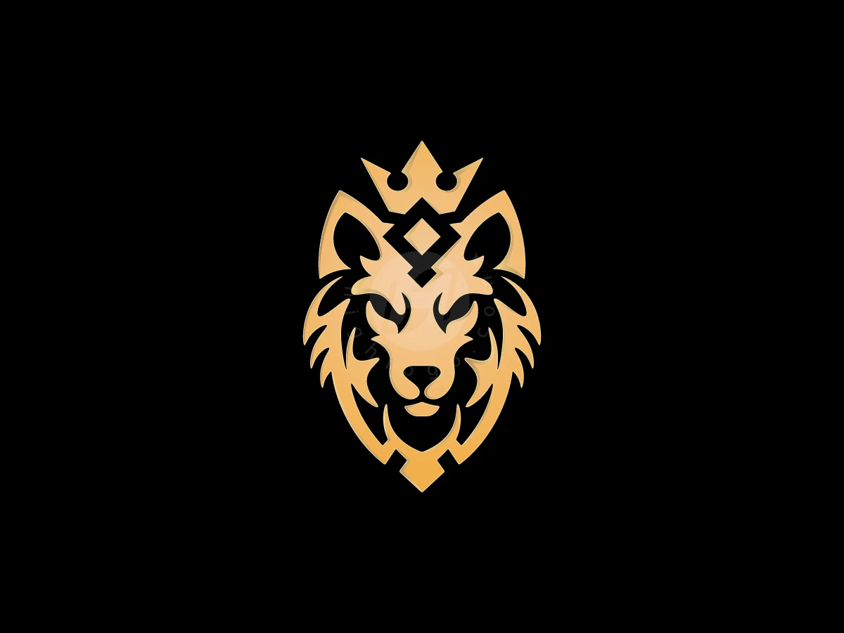 Majestic Golden Fox Crown Logo - Real Estate Logo design by M zahid for sale on Highlogo