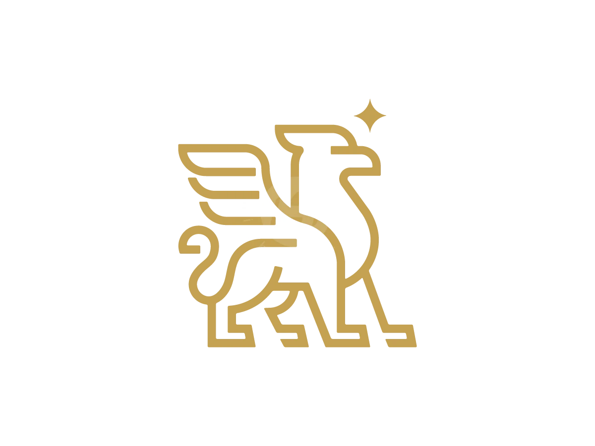 Royal Griffin Starline Logo - Animal Logo design by M zahid for sale on Highlogo