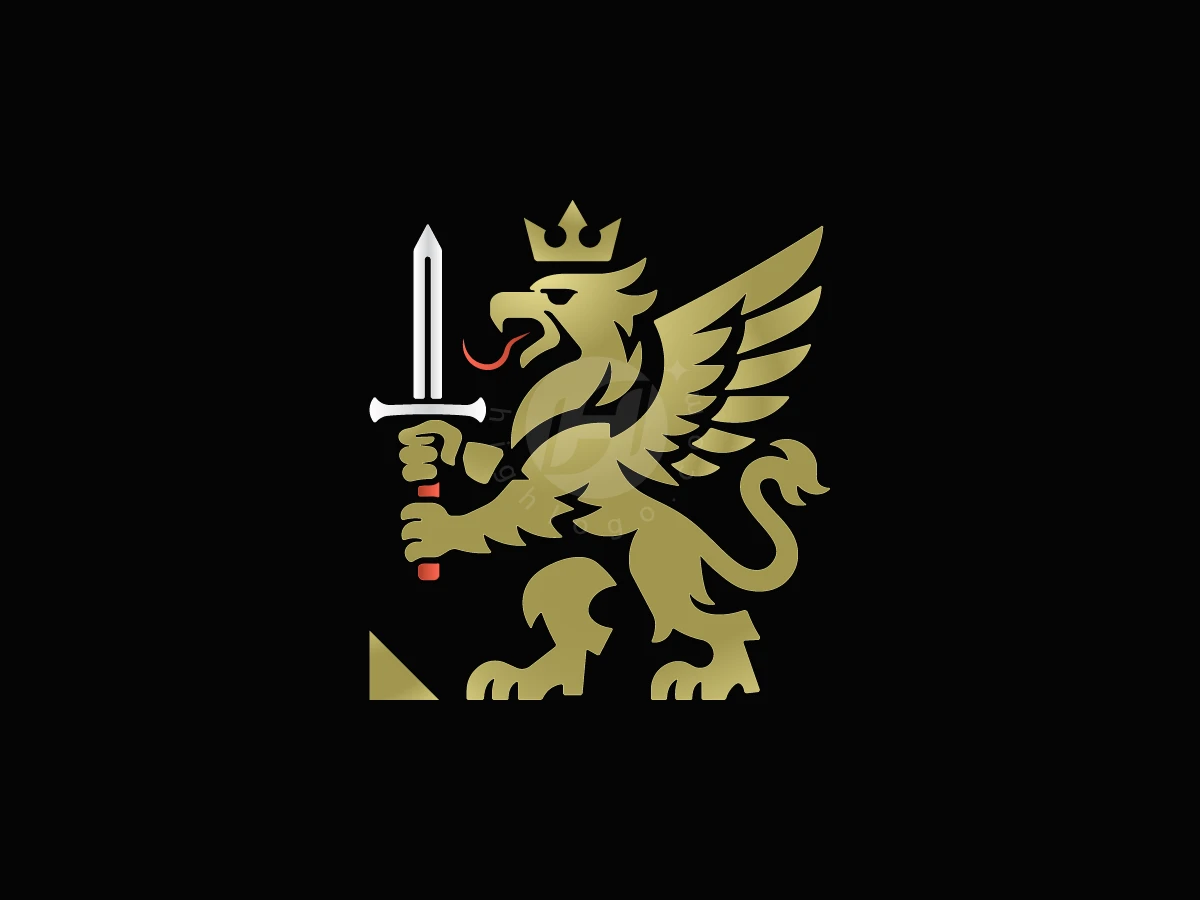 Majestic Griffin Sword Logo - Financial Logo design by M zahid for sale on Highlogo