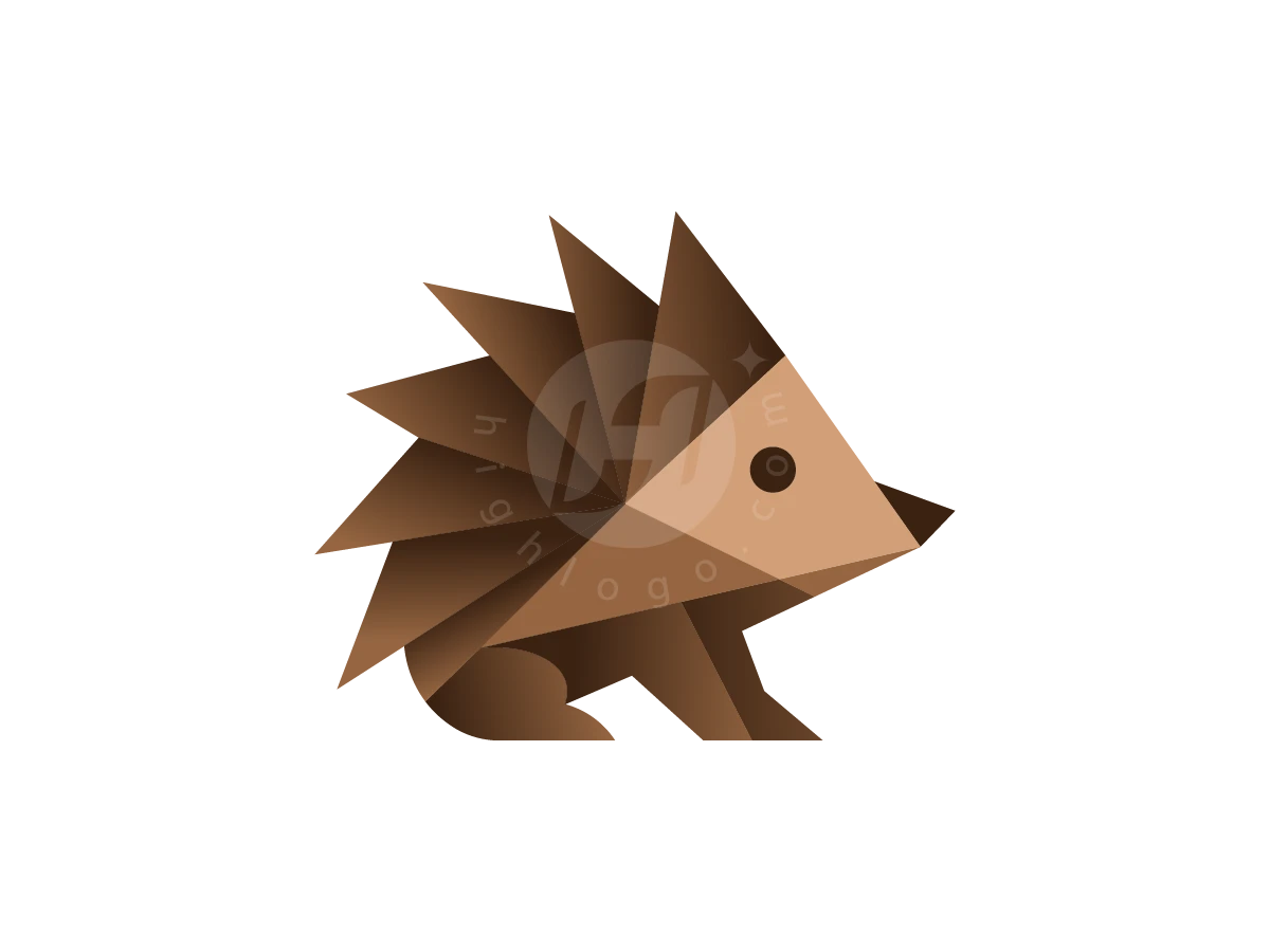 Edgespine Hedgehog Logo - General Logo design by M zahid for sale on Highlogo