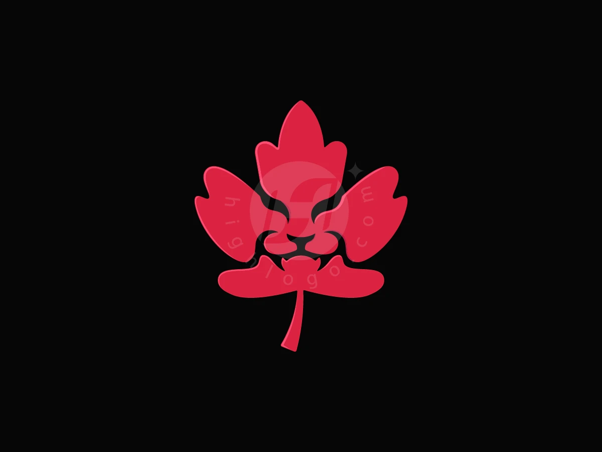 Lion Maple Leaf Logo - Animal Logo design by M zahid for sale on Highlogo