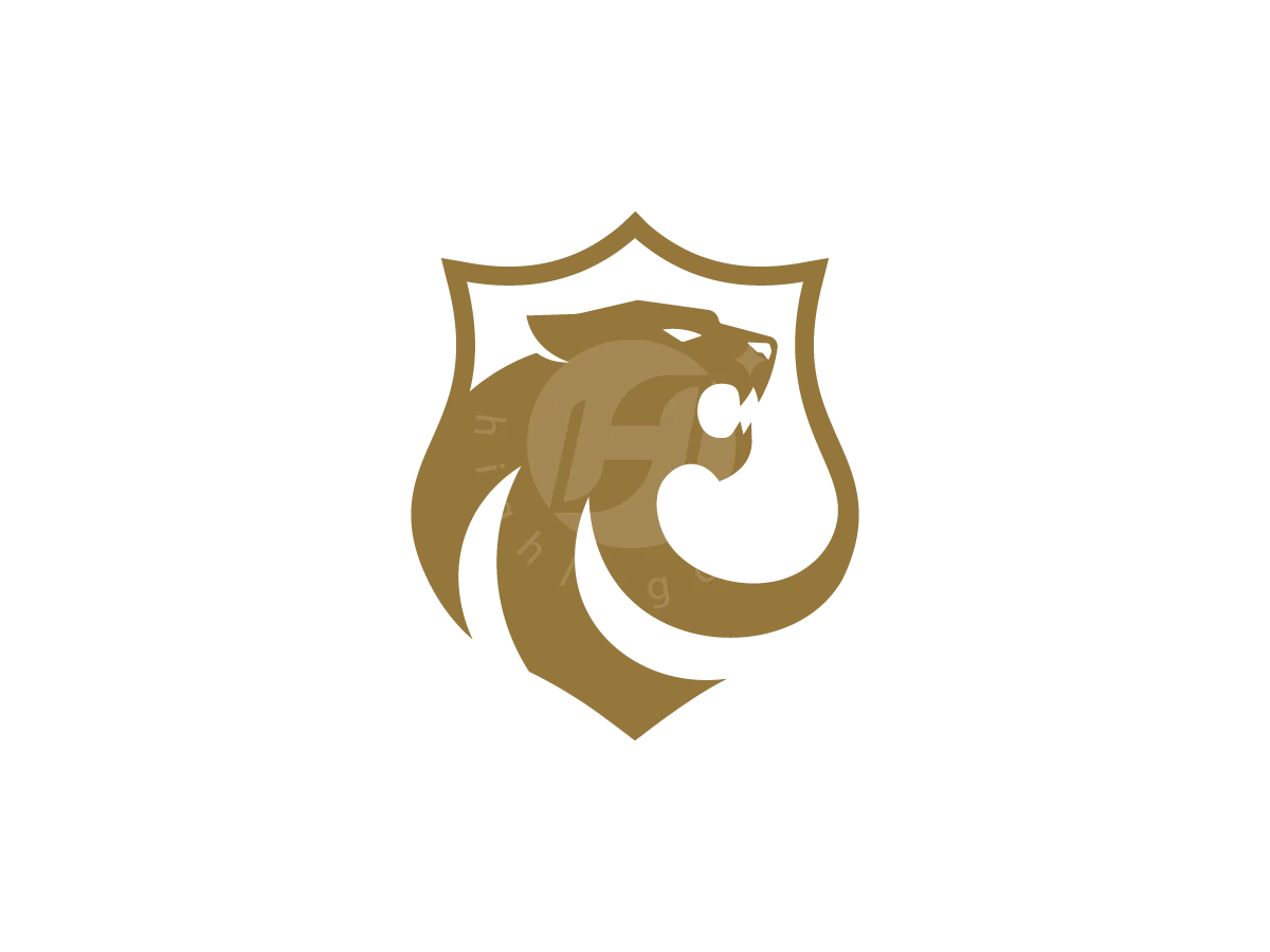 Panther Shield Crest Logo - Animal Logo design by M zahid for sale on Highlogo