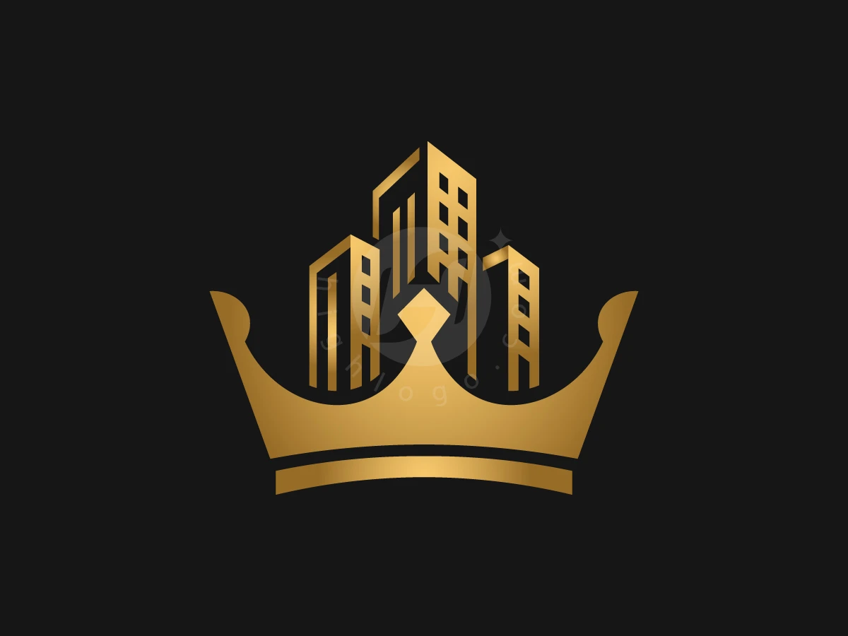 Luxury Crown Real Estate Logo - Real Estate Logo design by M zahid for sale on Highlogo